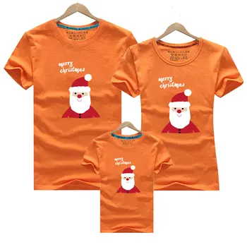 New Family Christmas Matching Clothing Mother Daughter Clothes Family Look Дядо Коледа Облекло За Мама И Син Party Dad Son Clothes