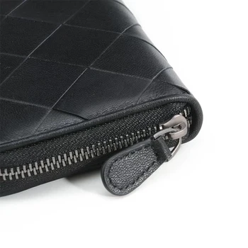 Плат голямо каре мъжки дълъг портфейл естествена кожа ръчно заснемане чанта мода луксозна марка 2021New за съхранение на портфейла подарък кутия за опаковане