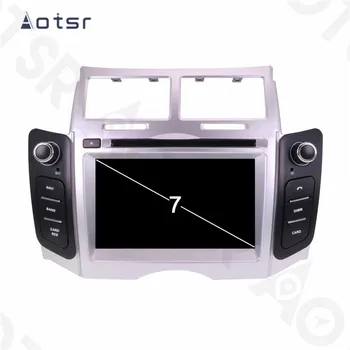 AOTSR 7-инчов Android 10.0 кола DVD стерео мултимедиен Headunit за TOYOTA YARIS 2005-2011 Auto PC Радио GPS Navigation Video Audio