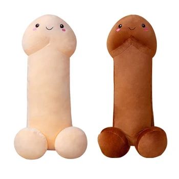 2020 сладко-дълъг пенис, плюшени играчки, възглавници, меки играчки, пълнени забавни възглавници моделиране сладки кукли за приятелка подаръци