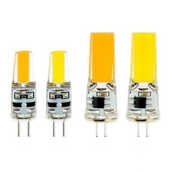 10 бр. LED лампа G4 AC DC Dimmable cob led 12 В 220 и 110 в 3 W 6 W COB SMD LED осветление замяна на халогенни прожектори полилей