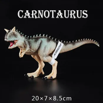 (Carnotaurus) Jurassic динозавър solid simulation toy model children динозавър toy set boy raptor animal home decoration gift