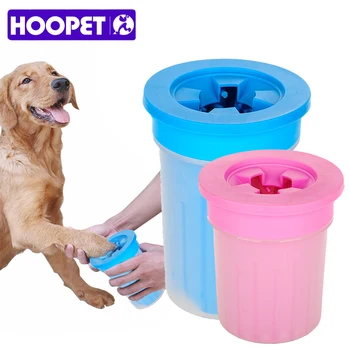 HOOPET Пет Котки Cleaner Dogs Foot Clean Cup For Cats Dogs Cleaning Tool пластмасова четка за миене на Лапа Шайба Пет Accessories for Dog