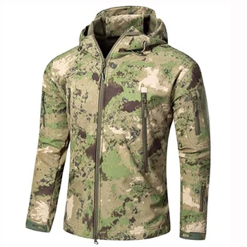 Открит спорт Softshell ТАД мъжете яке или панталон тактически камуфлажни комплекти военен туризъм-ловен костюм къмпинг ветрозащитная облекло