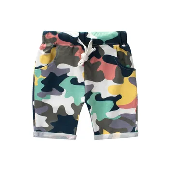 Момчета и момичета къси панталони летни армейските панталони вязаная памучен мода 2019 Детски къси панталони панталони панталони детски дрехи