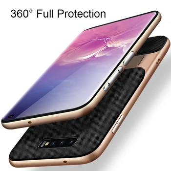 2019 хибриден мек калъф за Samsung Galaxy S10e силиконов калъф луксозен 3D стойка пълен защитен SamsungS10e устойчив на удари телефон чанта