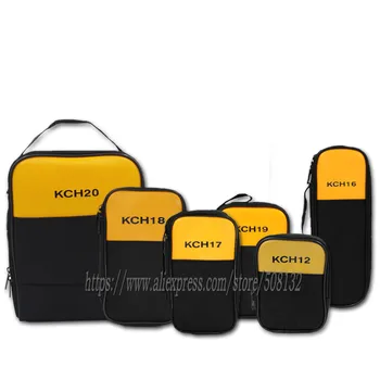 Носете мек калъф чанта KCH12 KCH16 KCH17 KCH18 KCH19 KCH20 използвайте за пренасян от кърлежи метър мултицет KYORITSU Unit HIOKI Testo Sanwa