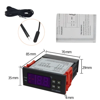 STC-1000 STC-3028 STC-9100 STC-8000H цифров термостат за инкубатор регулатор на температурата терморегулятор реле отопление охлаждане