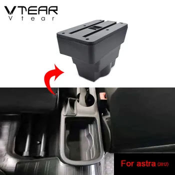 Vtear за Opel Astra J H интериор, подлакътник, централна конзола кутия за съхранение, подлакътник на кола-стил декорация аксесоари части организатор