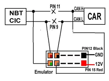 за bmw NBT/F2x / F3x CIC Navi Navigation Emulator модифицирани адаптер активиране на функцията за навигация в CIC
