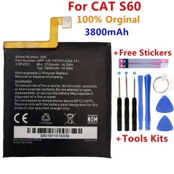 оригинална акумулаторна батерия за Caterpillar Cat S40, S50, S60, CUBA-BL00-S50-000 458002-S40 APP-12F-F57571-cgx-111 батерии