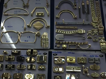 Високо качество на злато полукръг метални химикалки чанта дръжки за чанти подмяна на портфейла като чанта САМ занаяти чанта за аксесоари