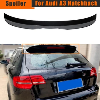 Високо качество ABS материал на задното крило на колата лъскаво черно заден спойлер за Audi A3 Sportback 2013 хетчбек