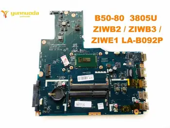 Оригиналът е за Lenovo В50-80 дънна платка на лаптоп В50-80 3805U ZIWB2 ZIWB3 ZIWE1 LA-B092P изпитана добра безплатна доставка