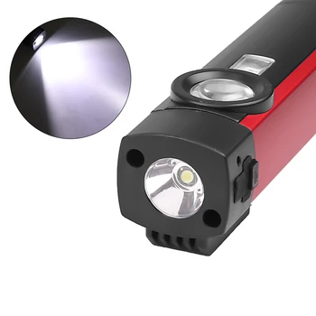 ZK20 LED фенерче с UV фенерче COB XPE работен светлина преносим работен факел UV-светлина 4 режима с магнит вградена батерия