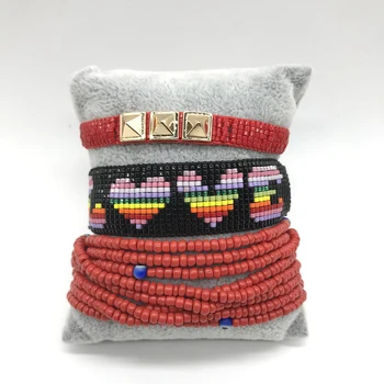 ZHONGVI 2021 Миюки тъкани гривна за жени мексикански ръчно изработени старинни гривни, бижута зимни гривни Femme Коледен подарък