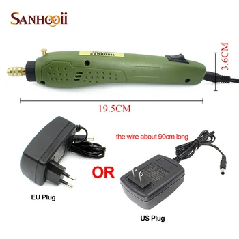 SANHOII вашия електроинструмент 16 000 об / мин преносима електрическа бормашина 0,5-3,15 мм, пробивни аксесоари за шлифоване на електрически бормашини