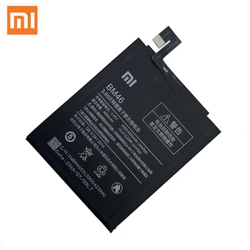 Въведете Mi оригинална батерия BM46 за Xiaomi Redmi Note 3 Note3 Pro Prime Batterie 4000mAh батерия реалния капацитет