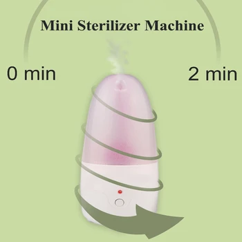 Стерилизатор маникюр висока стерилизатор нокти, дезинфекция на инструменти за менструална чашка и Лъжички на Кегел и четки за грим