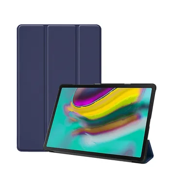 За Samsung Galaxy Tab S5e 10.5 2019 T720 T725 720 725 SM-T725 SM-T720 Tablet Case Custer Fold Stand скоба flip кожен калъф