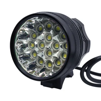 40000LM 16*T6 LED Bicycle Light Колоездене предната лампа за сигурност led ходови светлини под наем светлина за работа на открито планинско нощно каране