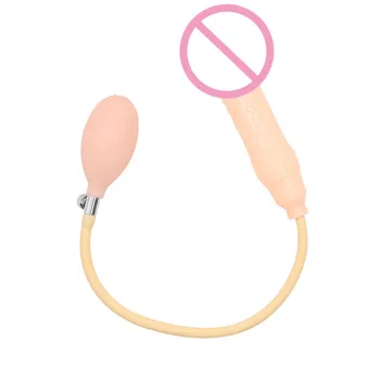 Надуваем Силиконов вибратор анален накрайник за възрастни мастурбира продукт на G Точката се стимулира огромен пенис анален накрайник БДСМ анален секс играчки за жени