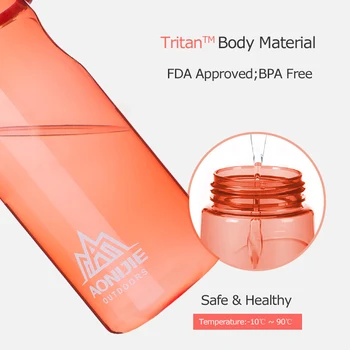 6 модели спорт 500 мл 700 ml фланец преносим Tritan бутилка вода чаша чайник BPA безплатно за каране на велосипед, джогинг, фитнес фитнес зала