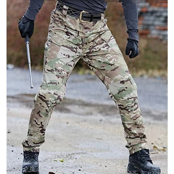 Карго Панталони Мъжки Военни Джоггеры Панталони 2020 Есен Зима Открит Камуфлаж Работни Панталони Плюс Размера На Армейските Тактически Панталони Мъжете