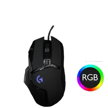 Ергономичен дизайн G502 Wired Mechanical Gaming Mouse RGB Gaming Anti-Пот LED Осветен практически жичен мишката