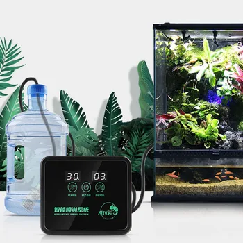 Напоителна система със сензорен екран Тропическата дъждовна гора екологичен цилиндричен напоителна система за автоматично поливане в саксии система замъгляване