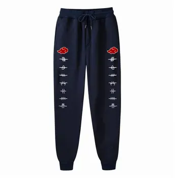 Наруто нови аниме мъжки спортни панталони пътеки хол панталон джобове открит бягащи панталони улични спортни панталони katsuki