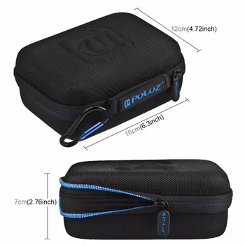 за Go Pro аксесоари кутия за носене на пътен калъф чанта за GoPro HERO 9 8 7 6 5 4 3+ SCAM SJ6 SJ8 DJI OSMO размер: 16см *12 сантиметра *7см