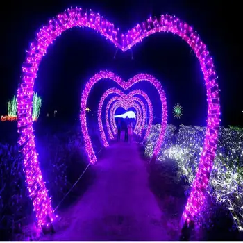 10 м led ред Светлина на LED 100 декоративен светлина фестивал на закрит и открит звезди приказни светлини за сватба, Коледа, Рожден Ден