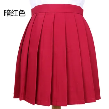 Гореща японски корейски версия на къси поли ученичка Плиссированная половината от поли училищни униформи cosplay студент Jk Academy десет цвята 3XL