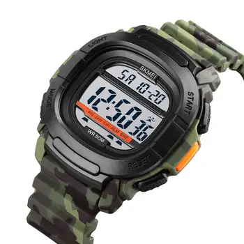 SKMEI мъжки дигитален часовник Dual Time Luminous Waterproof Week Alarm електронен спортни мъжки часовници военни часовници kolczyki damskie