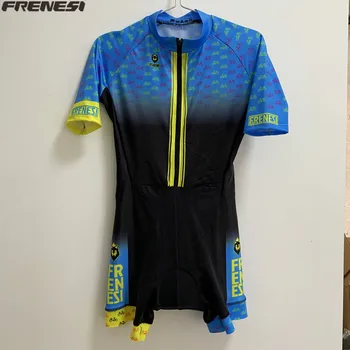 Frenesi Триатлон New Long sleeve cycling skinsuit ropa ciclismo maillot bike uniforme mujer триатлон suit speedsuit swimwear