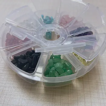 1 комплект минерали от Естествен камък Crystal мини нередовни натрошен скъпоценен камък проба камъни за събиране на медитация медальон бижута