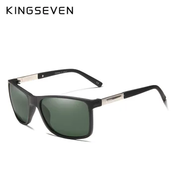 KINGSEVEN марка мода поляризирани слънчеви очила мъжете за шофиране, очила с UV-защита на дизайнерски слънчеви очила квадратни Oculos