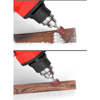 UCHEER 63 бр./компл. шкурка пръстен за опесъчаване корона за електрическо шлифоване на машина шкурка руло на метал derusting полировальный кръг инструмент