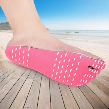 Плажен чорап водоустойчив ХИПОАЛЕРГИЧЕН лигав подложка за свободна разходка на стикер на обувки на нож на стъпалото лепкава накидные накладки за краката