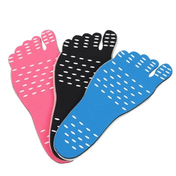Плажен чорап водоустойчив ХИПОАЛЕРГИЧЕН лигав подложка за свободна разходка на стикер на обувки на нож на стъпалото лепкава накидные накладки за краката