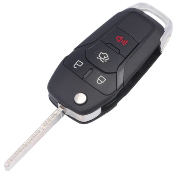 KEYECU 2 бр. / лот флип дистанционно ключ Keyless Entry Fob 4 бутон за 315 mhz за Ford Fusion 2013-FCC ID: N5F-A08TAA
