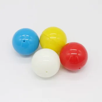 50 мм, твърди цветни празни PP пластмасови играчки капсули за вендинга пластмасови играчки топката 100 бр./лот лотариен томбола изненада Безплатна доставка