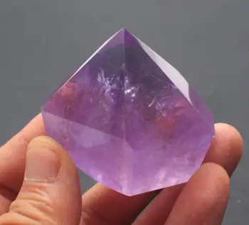130г невероятно бижу е натурален лилав аметист камък crystl пръчка изцеление скъпоценен камък Crystal неправилна форма пръчка в подарък