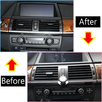 За BMW X5 E70 2007-2013 X6 E71 2008-14 3 цвята алуминиева сплав притежателя на мобилен телефон avigation категория автоаксесоари интериор