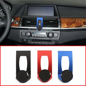 За BMW X5 E70 2007-2013 X6 E71 2008-14 3 цвята алуминиева сплав притежателя на мобилен телефон avigation категория автоаксесоари интериор