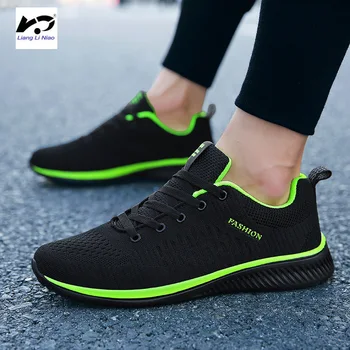 Мъжки Ежедневни обувки Lac-up Мъжки обувки за леки и удобни дишащи обувки за ходене Тенис masculino Zapatillas Hombre