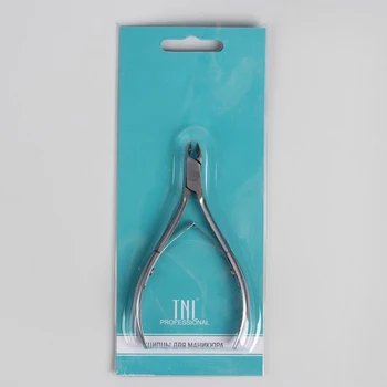 Ножица за кожичките, двойна пружина, 10,5 см., дължина на острието-6 mm, цвят сребрист ножици за маникюр, маникюр инструменти нокторезачки