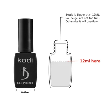 Kodi gel 12 мл вино червено UV гел лак за нокти хибриден лак всички за маникюр полупостоянный чист гел за нокти лак гел