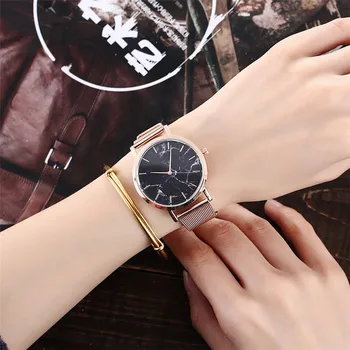 Дамски часовници мода дамски часовници ежедневни сребро дамски кварцов часовник творчески часовник Saat Reloj Mujer Relojes zegarek damski